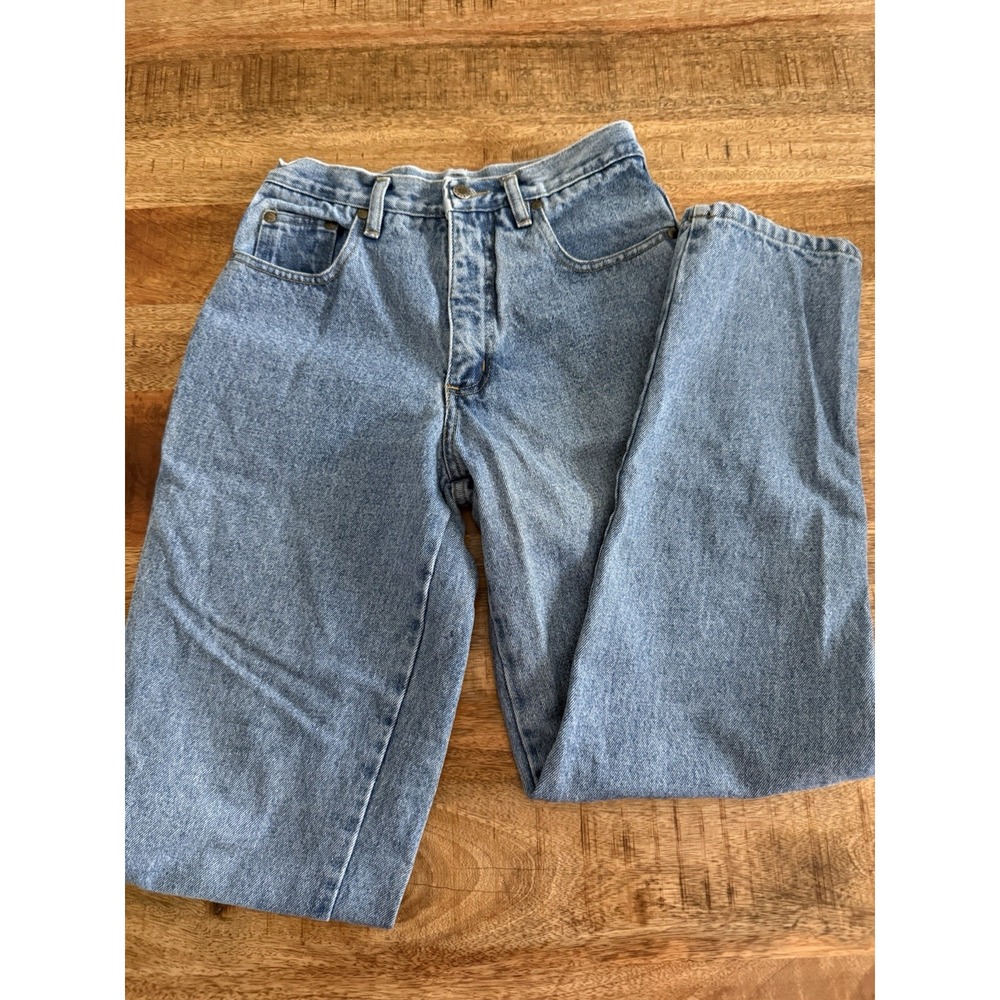 Vintage Guess Jeans USA Womens 27 High Rise Mom Jeans Light Wash Made Hong Kong
